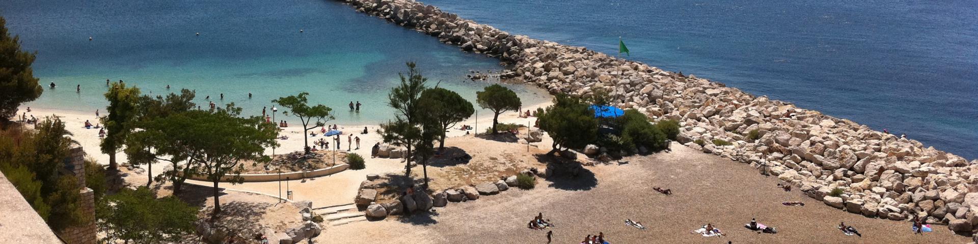 Plage De Corbière quartier de l'Estaque Marseille©saOTCM