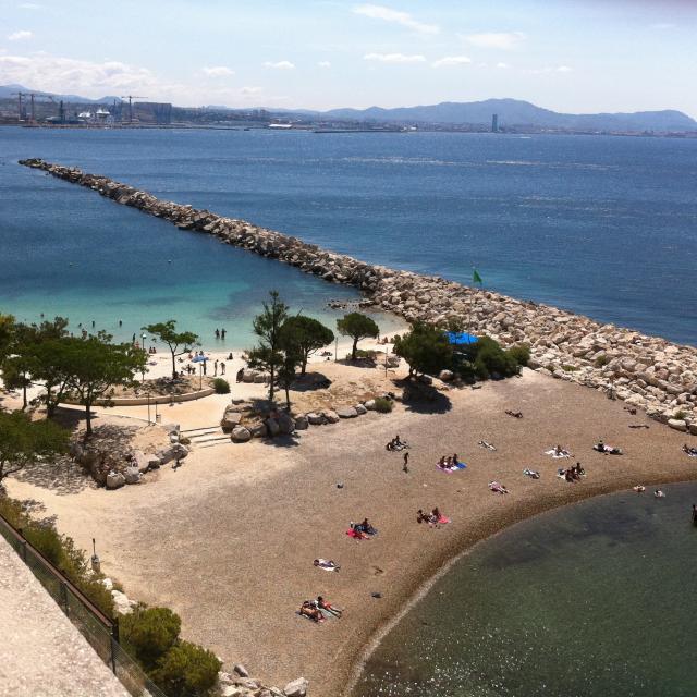 Plage De Corbière quartier de l'Estaque Marseille©saOTCM