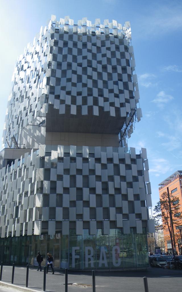 Musée du FRAC à Marseille, vue générale de la Facade