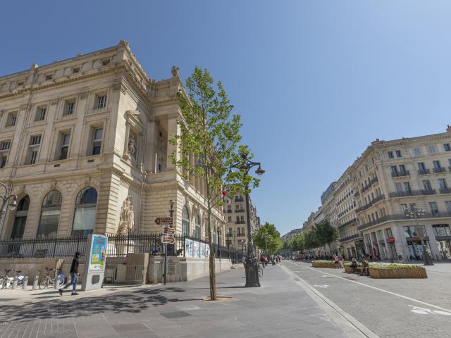 La Canebière et Chambre de Commerce et d'industrie de Marseille