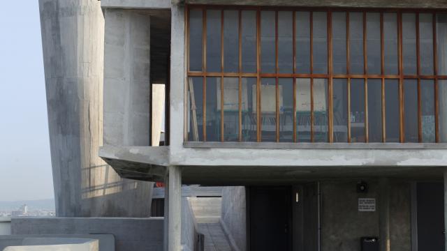 Immeuble Le Corbusier Marseille, Toit Terrasse et piscine