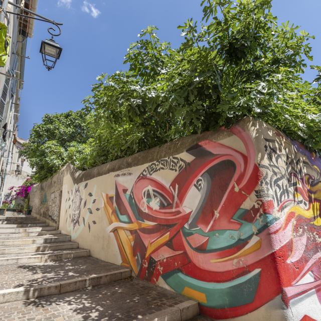 Quartier du Panier, ruelle et Street art
