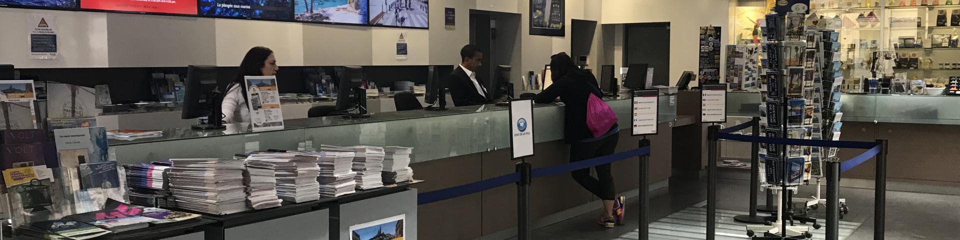 Accueil office de tourisme et des congrès de Marseille