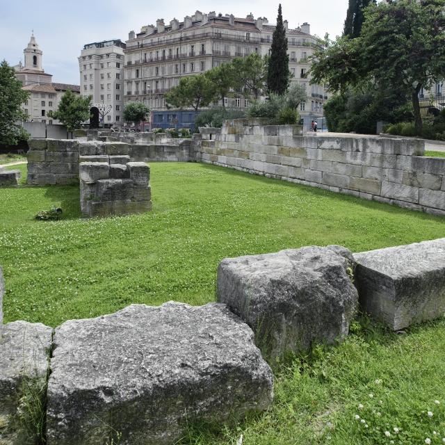 Jardin du Port Antique, Centre Bourse Marseille