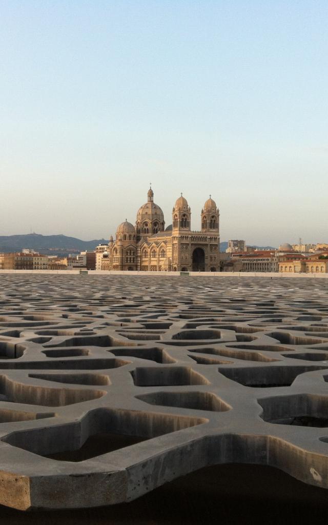 La Nouvelle Major, vue de la résille du Mucem