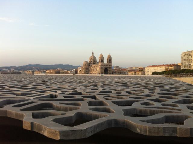 La Nouvelle Major, vue de la résille du Mucem