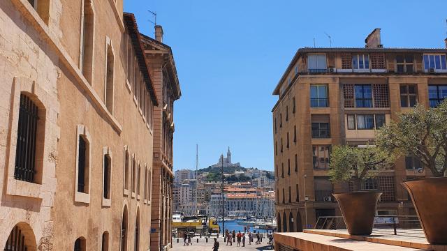 Place Bargemon, Vieux-Port et Notre Dame de la Garde