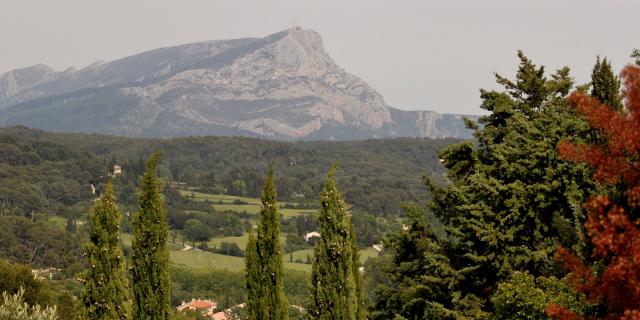 Paysages d'Aix En Provence vue sur la Sainte Victoire