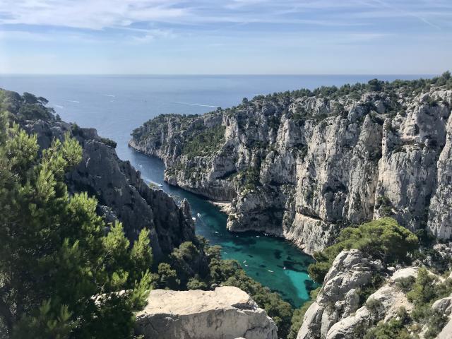 Calanque d'En Vau dans le Parc national des calanques