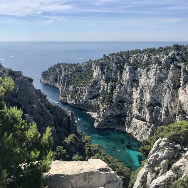 Calanque d'En Vau dans le Parc national des calanques