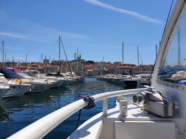 Balade en bateau départ du Vieux-Port