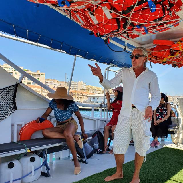 Balade en bateau au départ du Vieux-Port de Marseille