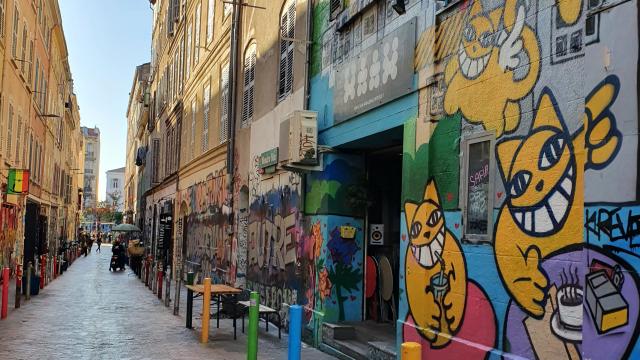 Street-Art au Cours Julien à Marseille