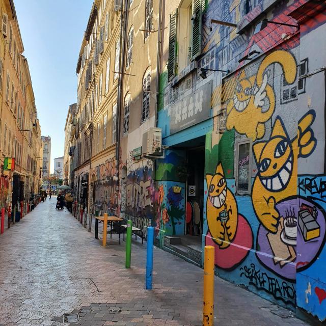 Street-Art au Cours Julien à Marseille