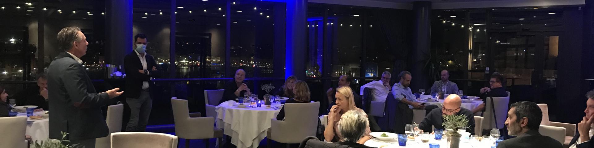 Maxime Tissot prenant la parole pendant le workshop