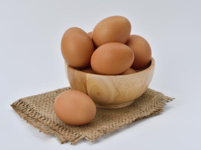 œufs de poule