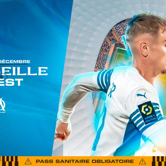 Affiche match OM Brest