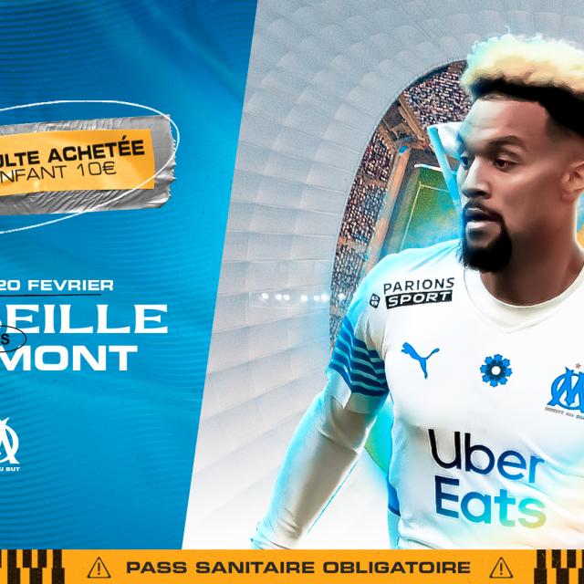 Affiche match OM Clermont