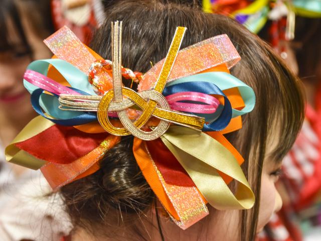 Coiffure japonaise à la Japan Expo