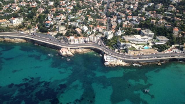 Corniche Kennedy vue aérienne
