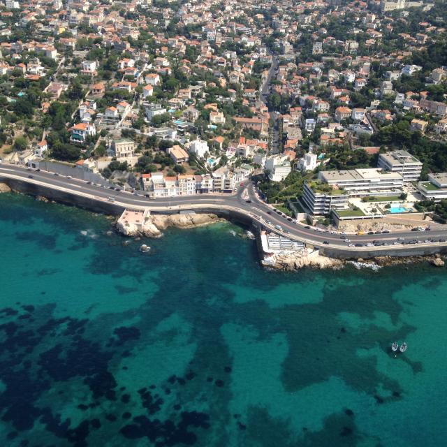 Corniche Kennedy vue aérienne