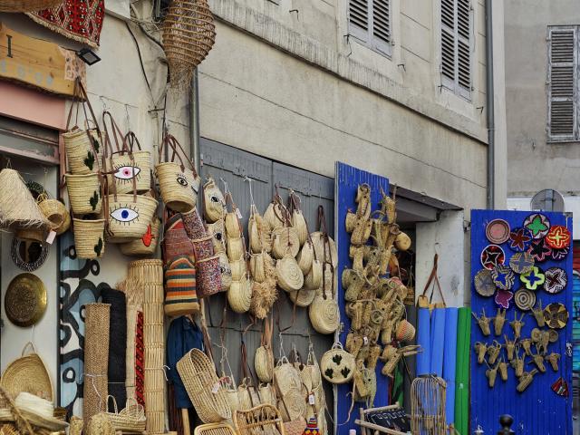 Boutique dans le quartier noailles