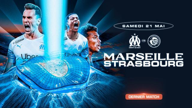 Affiche match OM Strasbourg