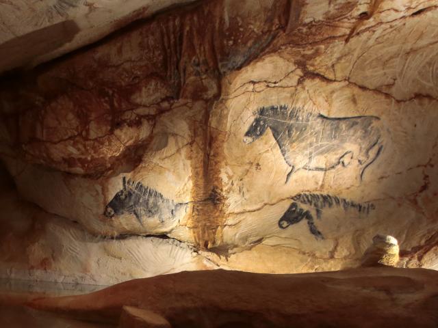 réplique grotte Cosquer le 21/5/22(.Photo by Patrick Aventurier)