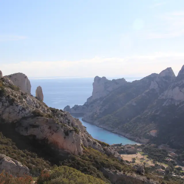Blick auf die Calanque de sormiou