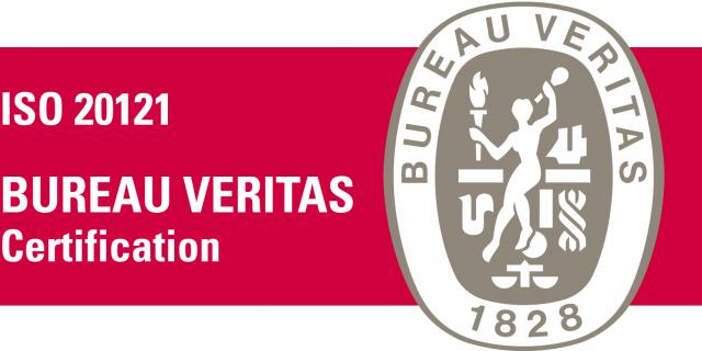 Logo ISO 20121 Bureau Veritas