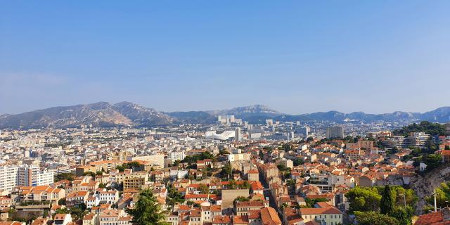 Vue sur Marseille depuis Notre-Dame de la Garde
