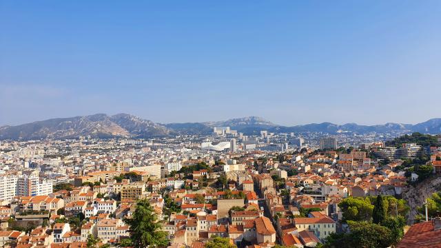 Vue sur Marseille depuis Notre-Dame de la Garde