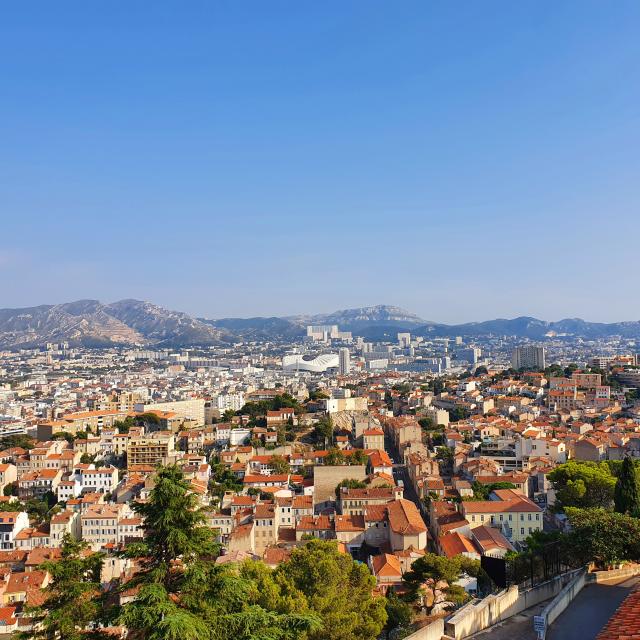 Vue sur Marseille depuis Notre-Dame de la Garde