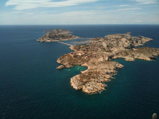 îles du Frioul vue aérienne