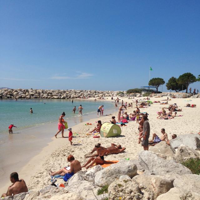 Plage de Corbières à l'Estaque