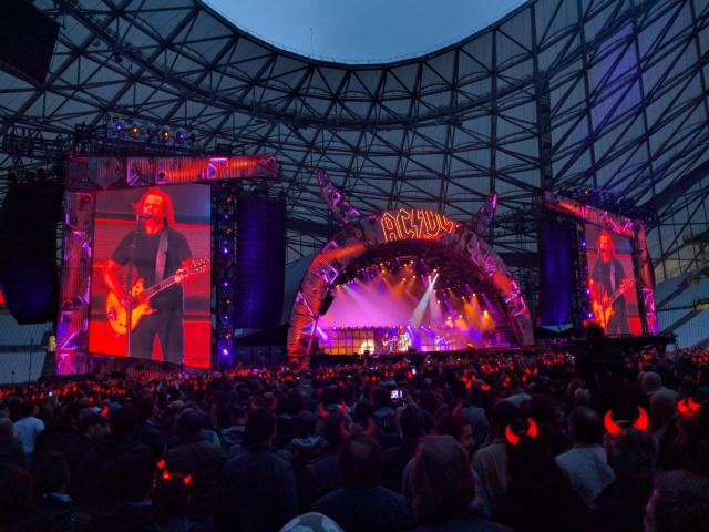 Concert ACDC stade Vélodrome 2016