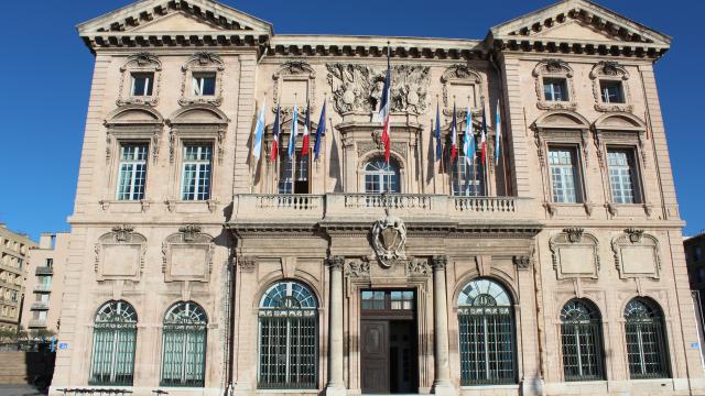 Facade de l'Hôtel de Ville de Marseille