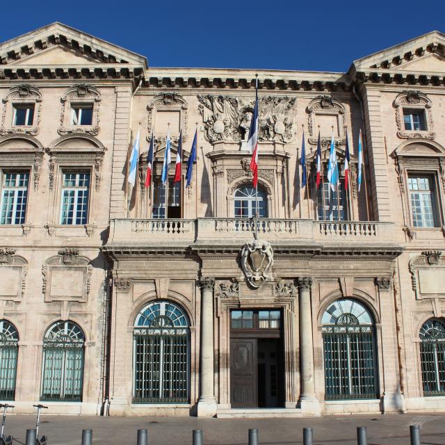 Facade de l'Hôtel de Ville de Marseille