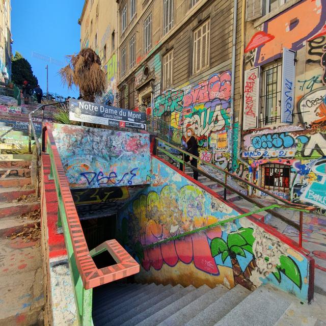 Escalier Notre Dame du Mont Cours Julien