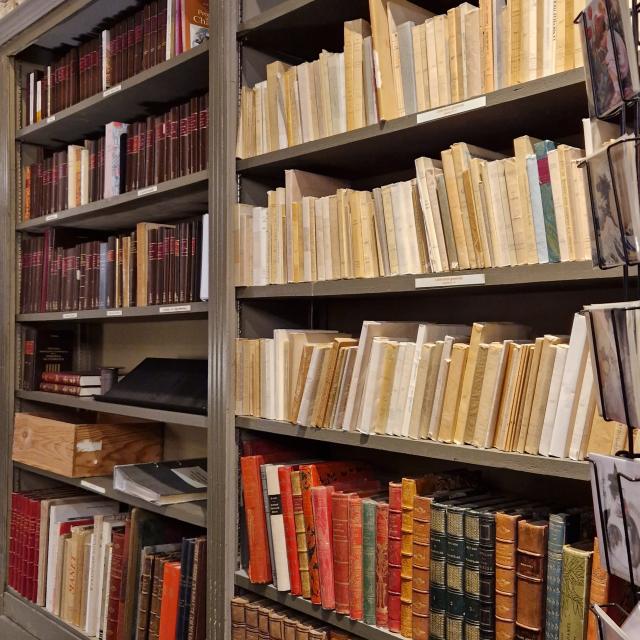 Intérieur librairie Les Arcenaulx