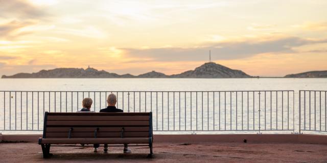 Corniche Kennedy coucher de soleil