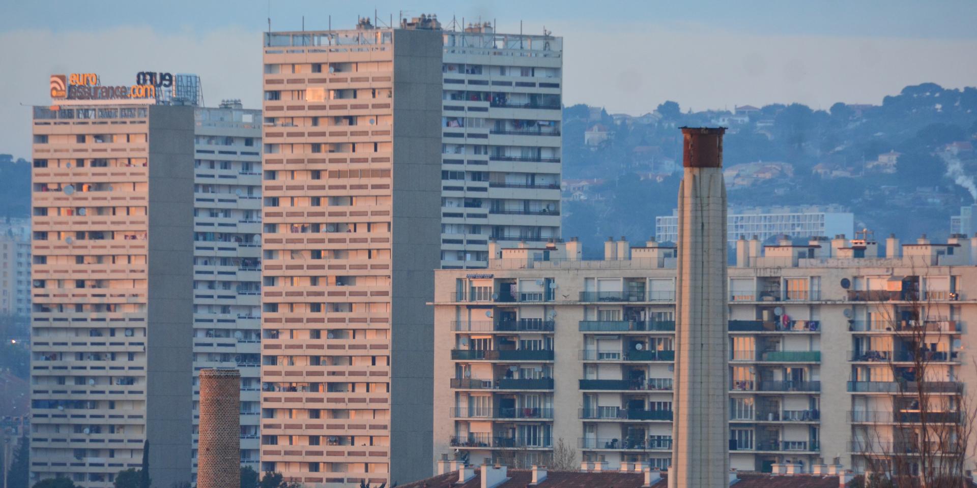 Immeubles dans le quartier des Arnavaux