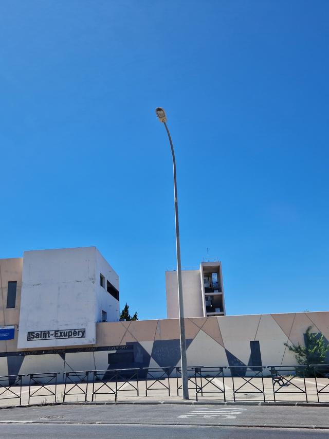 Lycee Saint Exupery dans le quartier de la Calade à Marseille