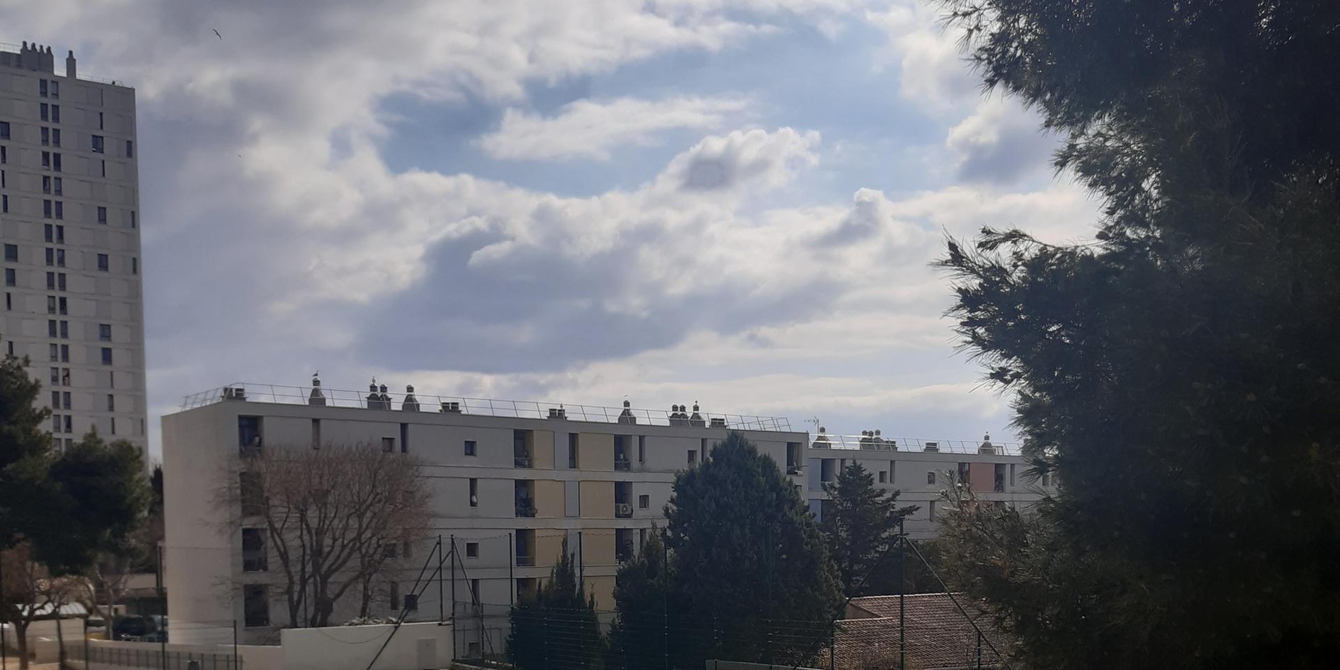 Immeuble dans le quartier de La Viste àMarseille