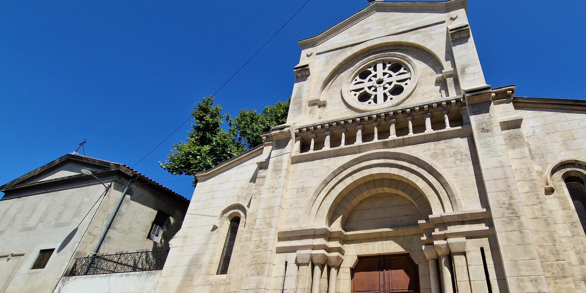 Eglise dans le quartier de St Mauront à Marseille