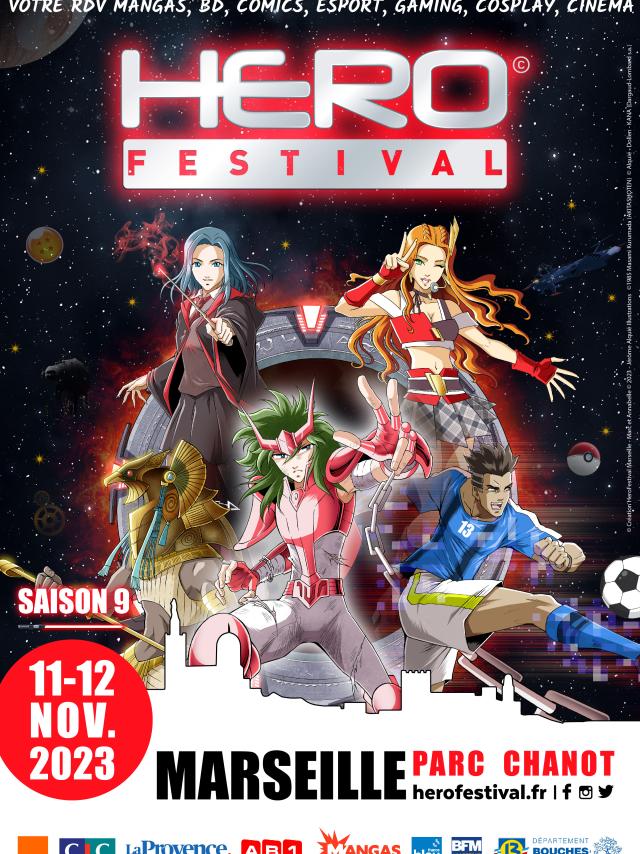 hero festival 2023 affiche