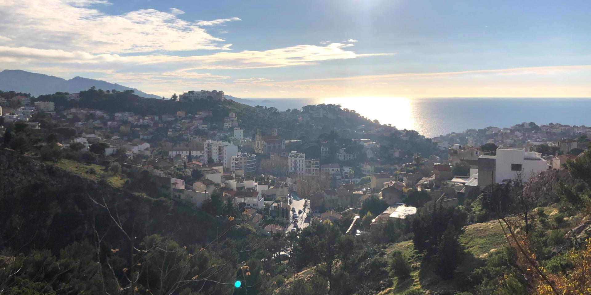 Quartier du Roucas-Blanc depuis Notre-Dame de la Garde