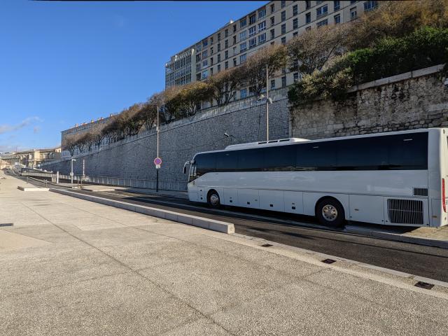 Stationnement Autocars Mucem Et Virage Vaudoyer