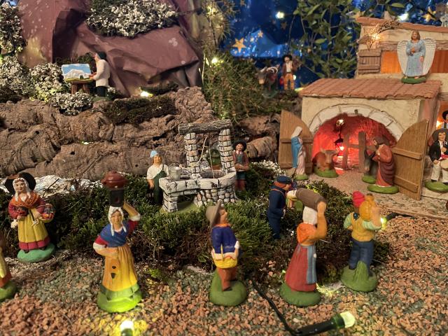 Crèche de Noël, santons
