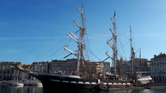 Le Belem à Marseille en septembre 2018
